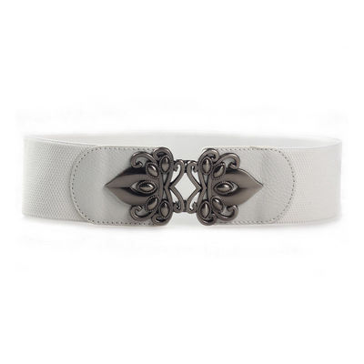 Alloy Buckle Women Elastic Belts 100cm Invisible Waist Belt